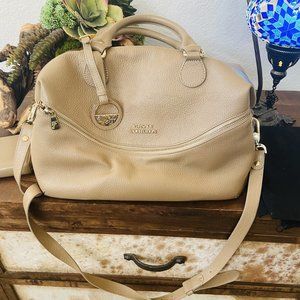 Beautiful Versace Collection Pebbled Leather Should Bag & Matching Wallet!!